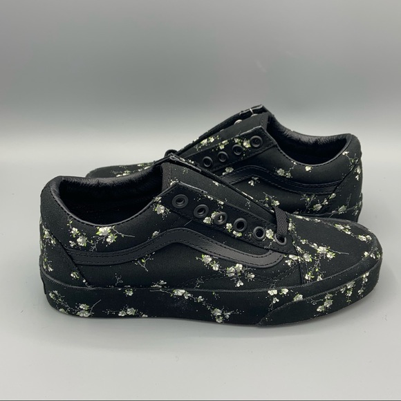 Womens Old Skool Midnight Floral Black 